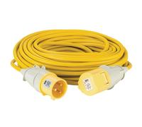 Draper Defender 110V 4mm² 32A Extension Lead 25M,heavy Duty Yellow Site Cable