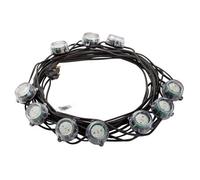 Draper Defender 230V 50W Led Festoon String Lights,22M Heavy Duty Encapsulated Cable For Site & Outdoor Use