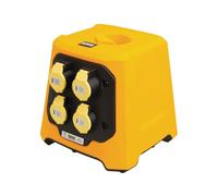Draper Defender Uplight V3 Multi Socket Base, 4 X 16A (Base Only)