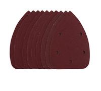 Draper Detail Sanding Sheets with Hook and Loop, 140mm, 120 Grit, SSD2 (Pack of 10)