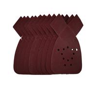 Draper Detail Sanding Sheets with Hook and Loop, 140mm, 120 Grit, SSD4 (Pack of 10)