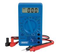 Draper Digital Multimeter AC/DC Resistance Inc Test probes 68476