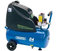 Draper Direct Drive Oil Free Air Compressor, 24L, 1.1kW 24978
