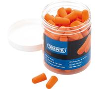 Draper Disposable Ear Plugs in Plastic Tub Pack of 50