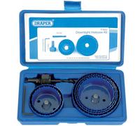 Draper DLHSK 9 Piece Holesaw Kit for Downlights