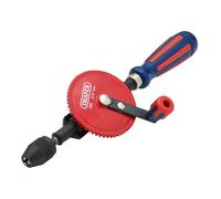 Draper Double Pinion Hand Drill 8mm 5/16" Three Jaw Chuck 13838