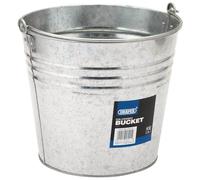 Draper DRA53241 Galvanised Steel Bucket, Silver