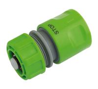 Draper Draper 1/2" Garden Hose Connector with Water Stop
