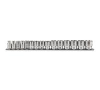 Draper Expert 16492 Metric Socket Set On A Metal Rail 3/8in Sq. Dr. (15 Piece) per set