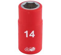 Draper 1/2" Drive VDE Fully Insulated Hexagon Socket Metric 1/2" 14mm