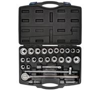 Draper Combined MM/AF Socket Set (HI-TORQ®) - 3/4" Sq. Drive (26 Piece Set)