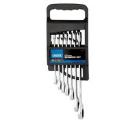 Draper 25397 Hi-Torq Metric Ratcheting Combination Spanner Set, Blue, 7 Pcs