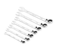 Draper 51179 Metric Reversible Ratcheting Combination Spanner Set 7 Piece