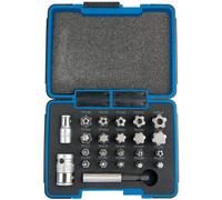 Draper TXP23/KIT 1/4/3/8-Inch Square Drive TX-Star Plus Bit Set