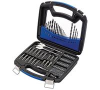 Draper Drill & Accessory Kit Drilling Bit Set Robust Storage Case 75 Pieces