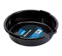 Draper Oil/Fluid Drain Pan 15086, 6L 380mm Diameter, UV Stabiliser, Anti-Splash Lip