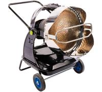 Draper Infra-Red Diesel Heater - 34KW, 124KBTU