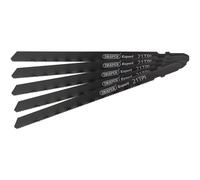 Draper DT318A Jigsaw Blade Set, 130mm, (5 Piece)