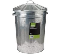 Draper Dust Bin Traditional Galvanised Steel For Everyday Use 85L Silver