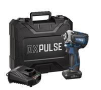 Draper Dxpulse 12V Brushless Impact Wrench Kit, 3/8" Sq. Dr., 1 X 5.0Ah Battery, 1 X Fast Charger