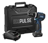 Dxpulse 12V Brushless Combi Drill Kit 1 X 4.0Ah Battery 1 X Fast Charger 29395