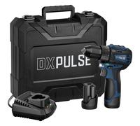 Draper Dxpulse 12V Brushless Drill Driver Kit, 2 X 2.0Ah Batteries, 1 X Charger