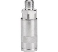 Draper EAC 1/4-Inch BSP Air Coupling Tapered Male Thread, Blue