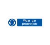 DRAPER 'Ear Protection' Mandatory Sign [73158]