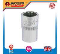 Draper Elora Bi-Hexagon Socket, 1-2" Sq. Dr., 18mm 24632