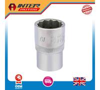 Draper Elora Bi-Hexagon Socket, 1-2" Sq. Dr., 19mm 24640