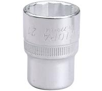 Draper Elora Bi-Hexagon Socket, 1/2" Sq. Dr., 21mm 24666