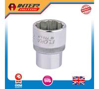 Draper Elora Bi-Hexagon Socket, 1-2" Sq. Dr., 23mm 24682