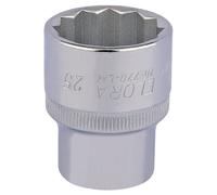 Elora 24707 Bi-Hexagon Socket 1/2in Sq. Dr. 25Mm each