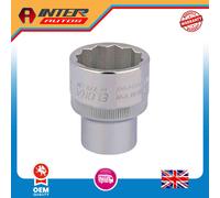 Draper Elora Bi-Hexagon Socket, 1-2" Sq. Dr., 27mm 24723