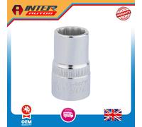 Draper Elora Bi-Hexagon Socket, 1-2" Sq. Dr., 9-16" 24369