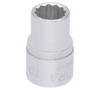 Draper Elora Bi-Hexagon Socket, 3/8" Sq. Dr., 10mm 25862