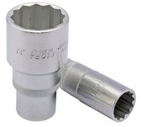 Draper Elora Deep Bi-Hexagon Socket, 1/2" Sq. Dr., 19mm 25119