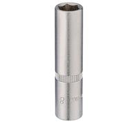 Draper Elora Deep Socket, 1/4" Sq. Dr., 8mm 58728