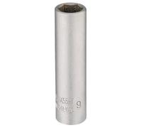 Draper 58729 Elora Deep Socket 1/4" Sq Dr 9mm