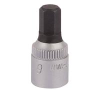 Elora 11127 Hexagon Screwdriver Socket 1/4in Sq. Dr. 6Mm each