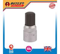 Draper Elora Hexagon Screwdriver Socket, 1-4" Sq. Dr., 8mm 11128