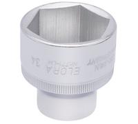 Draper Elora Hexagon Socket, 1/2" Sq. Dr., 34mm 15323