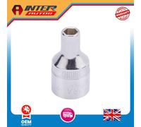 Draper Elora Hexagon Socket, 1-2" Sq. Dr., 7mm 15296