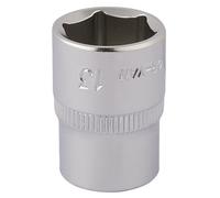 Draper Elora Hexagon Socket, 1/4" Sq. Dr., 13mm 11102