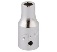 Draper Elora Hexagon Socket, 1/4" Sq. Dr., 4.5mm 11092
