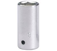 Draper Elora Hexagon Socket, 1/4" Sq. Dr., 8mm 11097