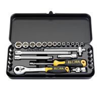 Draper Elora Metric Socket Set, 1/4" Sq. Dr. (31 Piece) 25931
