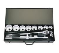 Draper Elora Metric Socket Set, 1" Sq. Dr. (14 Piece) 53037