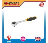 Draper Elora Push Through Soft Grip Reversible Ratchet 1/2" Sq.Dr.200mm 25408