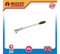 Draper Elora Quick Release Soft Grip Ratchet with Flexible Head, 1-2" Sq. Dr., 4